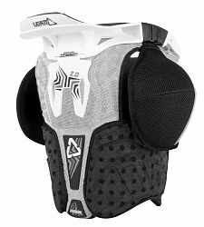 Leatt Fusion 2.0 защита шеи и тела подростковая, бело-черный