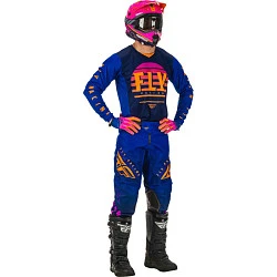 Fly Racing Kinetic K220 2020 джерси, сине-оранжевый