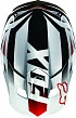 Козырек к шлему Fox V2 Race, красно-белый