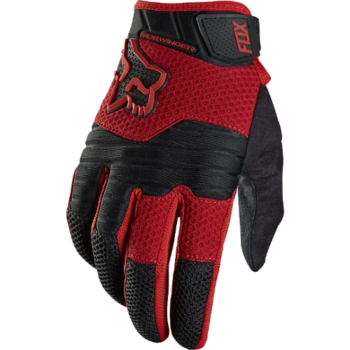 Fox Racing Sidewinder велоперчатки, черно-красный