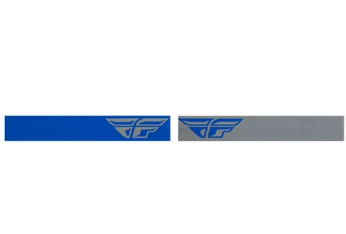 Fly Racing Zone 2022 мотоочки, серо-синий, синяя зеркальная линза