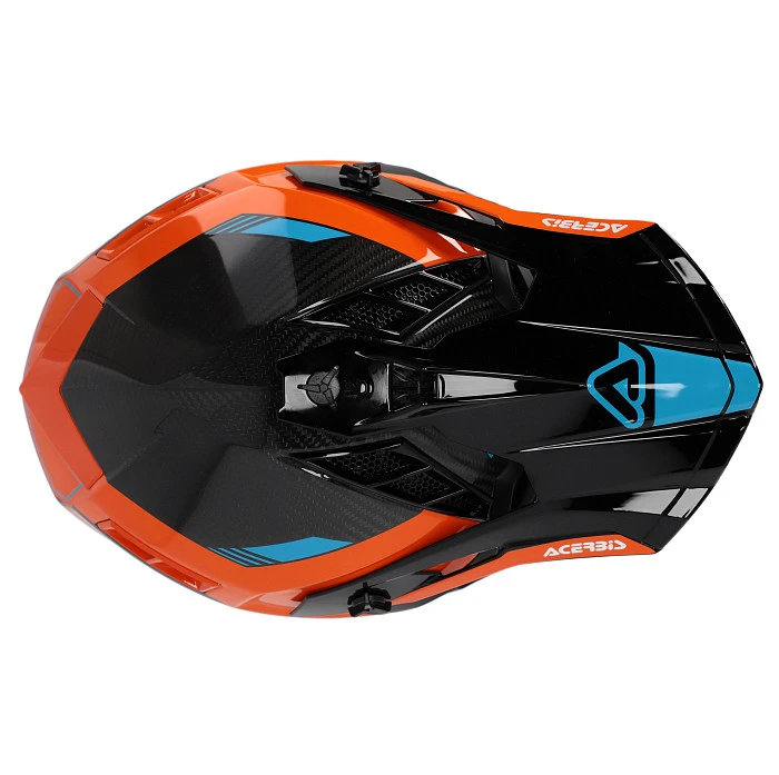 Acerbis Steel Carbon 22-06 Orange/Black шлем внедорожный
