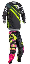 Fly Racing Kinetic Outlaw / Evolution 2.0 2018 комплект, черно-желтый