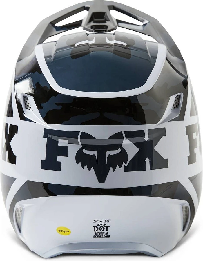 Fox Racing V1 Nuklr Black шлем кроссовый