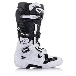 Alpinestars Tech 7 мотоботы кроссовые, черно-белый