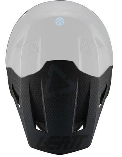 Leatt Moto 7.5 V21.1 козырек к шлему, бело-черный