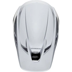 Fox Racing V3 Solids White/Silver шлем кроссовый