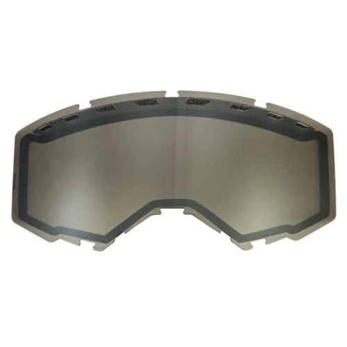 Fly Racing Focus/Zone Dual Lens With Vents Silver Mirror/Smoke линза