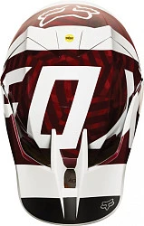 Fox Racing V3 Preest 2018 шлем кроссовый, темно-красный