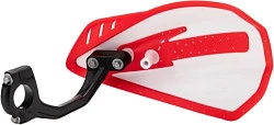 Cycra Cyclone защита рук c крепежом на руль, бело-красный