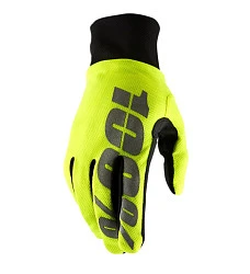 100% Hydromatic Waterproof Neon Yellow мотоперчатки
