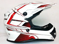 Ataki SC-15 Rift шлем кроссовый детский, бело-красный