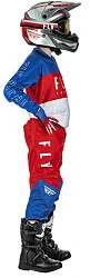 Fly Racing F-16 2022 комплект подростковый, красно-бело-синий