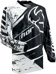 Thor Phase Splatter джерси, черно-белый