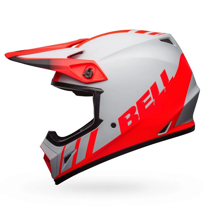 Bell MX-9 Mips Dash Matte Gray /Infrared /Black шлем кроссовый