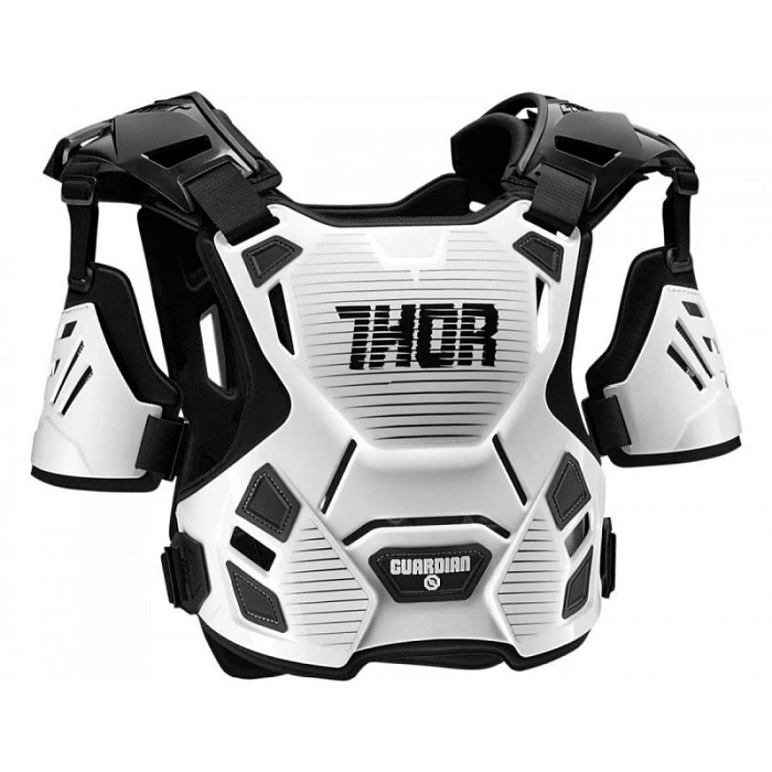 Thor Guardian панцирь с плечами, бело-черный