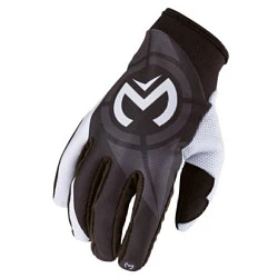 Moose Racing 15 Qualifier Stl мотоперчатки, черно-белый