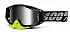 100% Racecraft Stealth/Mirror Silver Lens мотоочки,черный, зеркальная серебристая линза