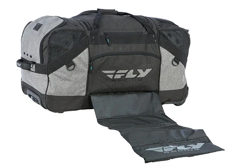 Fly Racing Roller Grande сумка на колесах, серо-черный