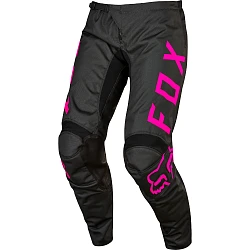 Fox Racing 180 Womens 2017 мотоштаны женские, черно-розовый