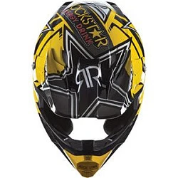 Fly Racing Kinetic Pro Rockstar шлем кроссовый, черно-желтый