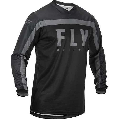 Fly Racing F-16 2020 джерси, черно-серый