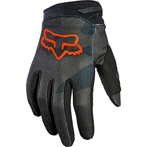 Fox 180 Trev Youth Black Camo мотоперчатки детские