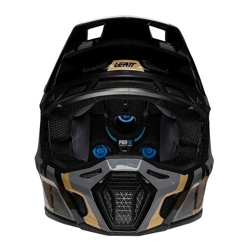 Leatt Kit Moto 8.5 V25 Black шлем кроссовый + Velocity 5.5 мотоочки, черный