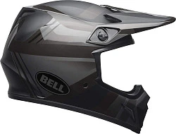 Bell MX-9 Mips Blkout Maradr шлем кроссовый, серо-черный