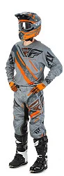 Fly Racing Evolution 2.0 2018 комплект, серо-оранжевый