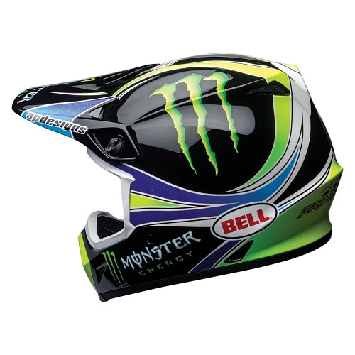 Bell MX-9 Mips PC Replica 18 шлем кроссовый, черно-зеленый