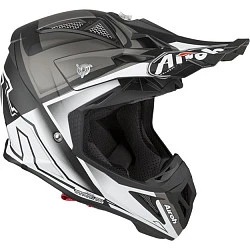 Airoh Aviator 2.2 шлем внедорожный, серо-белый