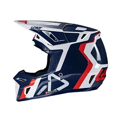 Leatt Kit Moto 8.5 V25 Royal шлем кроссовый + Velocity 5.5 мотоочки