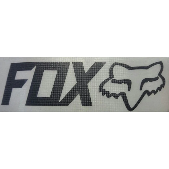 Fox наклейка плоттерная (10x3 см), черный