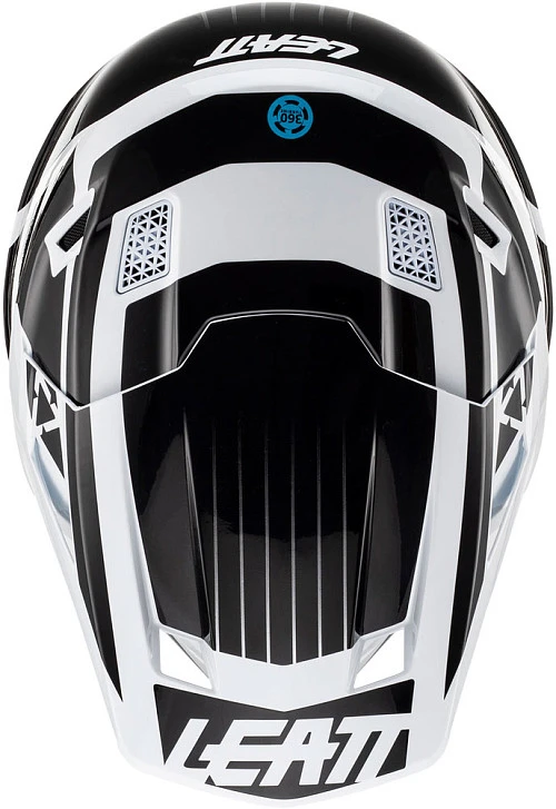 Leatt Kit Moto 7.5 V23 White шлем кроссовый + Velocity 4.5 мотоочки