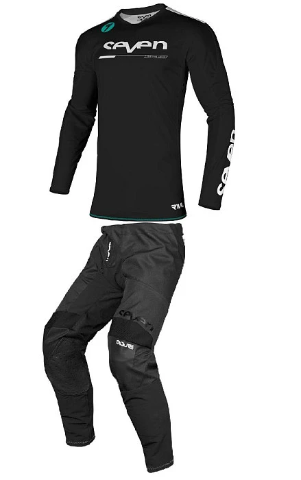 Seven Endure Avid/Rival Rampart Black/Black комплект