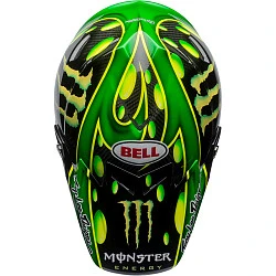 Bell Moto-9 Flex MC Monster шлем кроссовый, зелено-черный