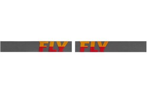 Fly Racing Zone Pro 2022 мотоочки, серо-красный, оранжевая зеркальная линза