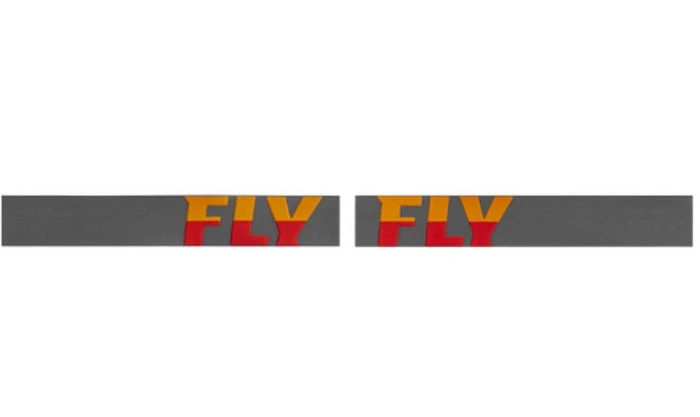 Fly Racing Zone Pro 2022 мотоочки, серо-красный, оранжевая зеркальная линза