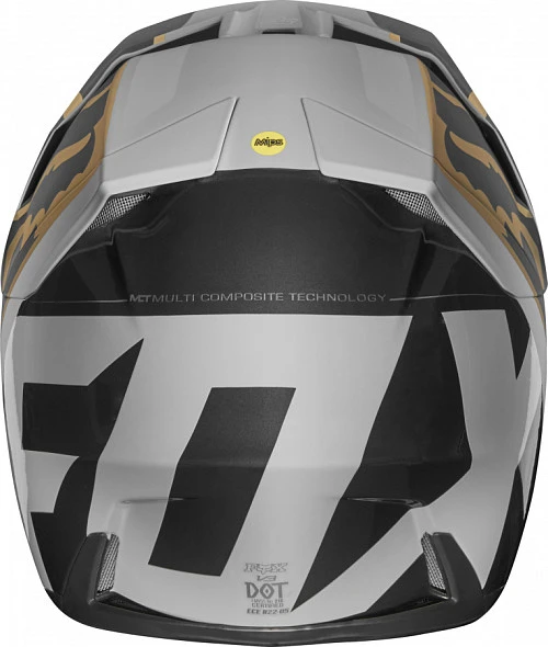 Fox Racing V3 Kila шлем кроссовый, серый
