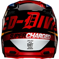 Fox Racing V1 Czar 2019 шлем кроссовый, черно-желтый