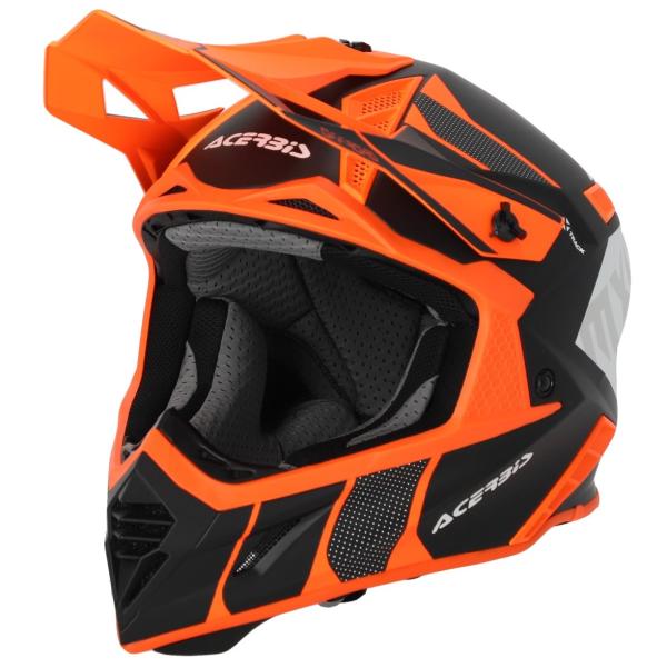 Acerbis X-Track 22-06 Orange-Fluo/Black, шлем внедорожный