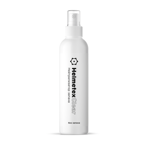 Helmetex Clear спрей антисептик, нейтрализатор запаха, универсальный 100мл.