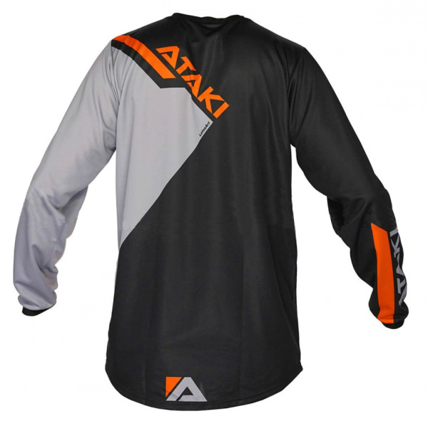Ataki Impact джерси, черно-серо-оранжевый Ataki Impact джерси, черно-серо-оранжевый