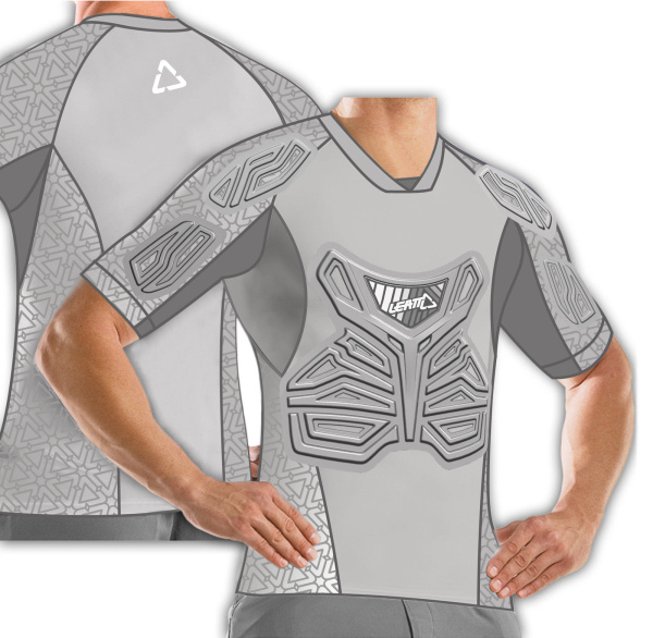 Leatt Roost Tee Junior защитная футболка подростковая, серый Leatt Roost Tee Junior защитная футболка подростковая, серый